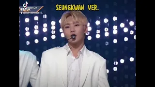 DK singing Seungkwan's lines in 'Clap' cuz seungkwan wasnt present