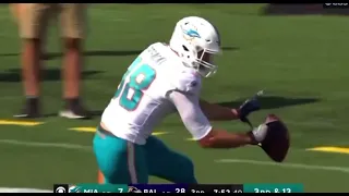 Mike Gesicki hits the worst griddy of all time -NFL funny moment