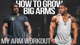 HOW TO GROW BIG ARMS // MY ARM WORKOUT