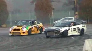 BMW M3, Subaru Impreza, Nissan Silvia - Free Drift - Monza Speed Day 13/11/2011