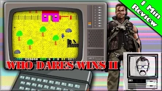 Who Dares Wins II ZX Spectrum [1 Minute Review] | Nostalgia Nerd