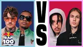 YUN MUFASA & Mo$art VS Sin Davis & negatiiv OG | Rap Duell #6 | Red Bull Rap Einhundert