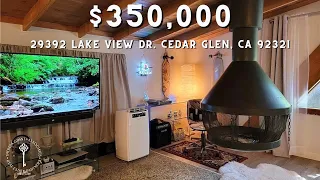 MID-CENTURY MODERN A-FRAME HOME TOUR! What $350k Gets You In Cedar Glen, CA Near Lake Arrowhead 2022