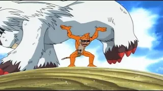 Digimon Adventure - Etemon vs Garurumon and Ikkakumon and Togemon (ENG SUB)