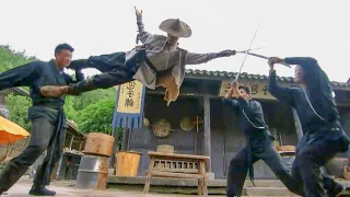Japanese army bullied girl, and her Kung Fu father beat them hard!