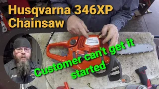 Husqvarna 346XP Just Won't Start