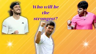 Carlos Alcaraz said Novak Djokovic and Stefanos Tsitsipas are not the only contenders for the No