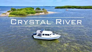 Exploring and Camping Crystal River by Boat