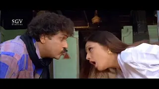 Priyanka Karate Fight With Ravichandran Comedy Scene | Malla Kannada Movie | Kannada Comedy Scenes