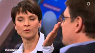 Maischberger, AfD, Frauke Petry, Ralf Stegner, Jakob Augstein, Roger Köppel,27.01.2016