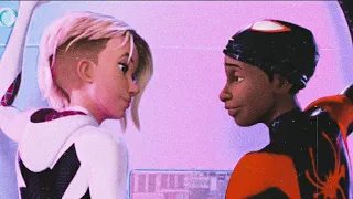 🖤Miles & Gwen🤍 moments [spider man into the spider verse]