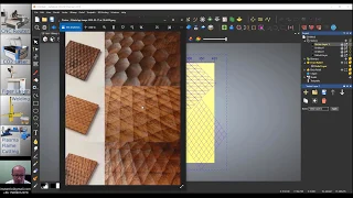 Make matrix relief from vectors, ArtCAM 2018, tutorial,