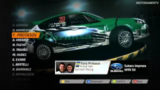 WRC 4 - All Teams and Cars