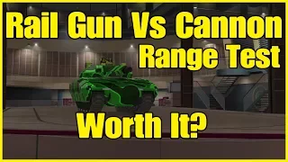 GTA Online - Khanjali Rail Gun Vs Cannon Range Test