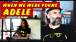 WHEN WE WERE YOUNG ADELE [ LYRIC ] FELIX IRWAN COVER - singer reaction