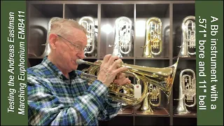 Andreas Eastman Marching Baritone-Euphonium - Brief Demo/Test by Dave Werden