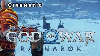 God of War Ragnarok - Thrud (Thor's Daughter) finds Thor's Hammer