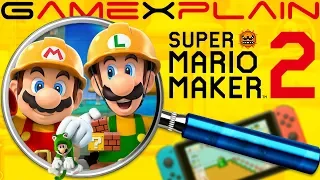 Super Mario Maker 2 ULTIMATE ANALYSIS - Reveal Trailer (Secrets & Hidden Details)