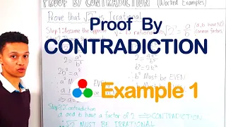 Proof by CONTRADICTION - Proving that Root 2 is Irrational | A LEVEL Maths (1.2)