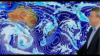 Low pressure coming to NZ this weekend