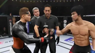 Naruto vs. Bruce Lee (EA Sports UFC 2) - CPU vs. CPU - Crazy UFC 👊🤪