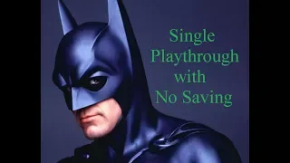 Batman & Robin Ps1  Single Playthrough No Saving Batman PlayStation