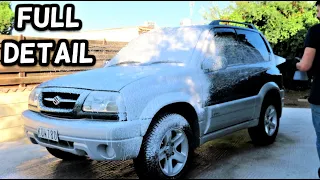 15 Year Old Suzuki Deep Clean - DIRTY Car Detailing