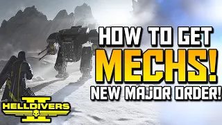 Helldivers 2: How to get EXO SUIT MECHS - New MAJOR ORDER! Massive UPDATE!