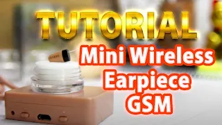 How to use GSM mini wireless earpiece from 24kupi.com