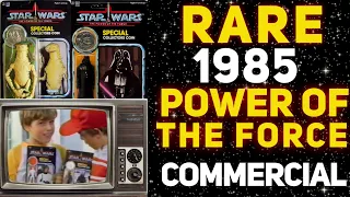 Rare 1985 Star Wars Power of the Force commercial