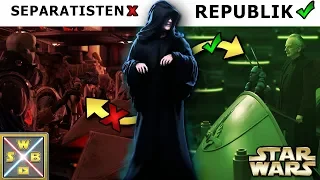 STAR WARS: Warum PALPATINE die REPUBLIK und nicht die SEPARATISTEN für sein IMPERIUM aussuchte