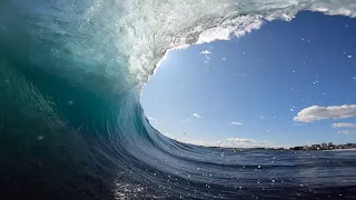 Bodyboarding Pumping Shark Island Lefts!