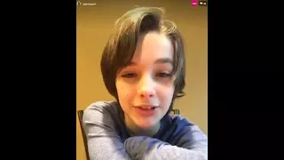 Dylan Kingwell Instagram live stream - last 14 minutes of it / 7 February 2018