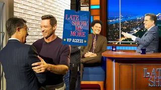 Late Show Me More: Backstage with Hugh Jackman & Trevor Noah!