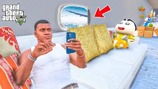 Shinchan and Franklin Found Secret Flying Plane Mansion in GTA 5!