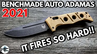 Benchmade 2021 Auto Adamas Cru Wear Folding Knife - Overview and Review