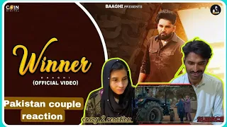 Pakistan couple Reaction on Winner (Official Video) Baaghi | Jassi X | Latest Punjabi Songs 2024
