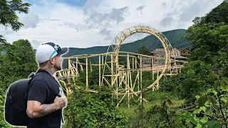 Abandoned Ghost town with an AMUSEMENT PARK