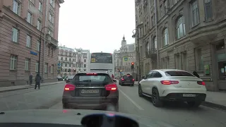 На Машине по Санкт-Петербургу (08.2024г)4K Приморский районBy Car in St. Petersburg (февраль2024)4K