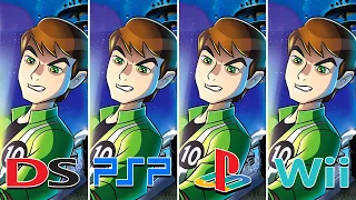 Ben 10 Alien Force (2008) DS vs PSP vs PS2 vs Wii [Which One is better?]