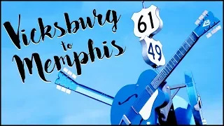 Mississippi Blues Hwy 61 N - Vicksburg to Memphis Timelapse