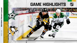 Stars @ Penguins 12/12 | NHL Highlights 2022