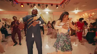 Congolese Wedding Entrance Dance -VICTOR & JOYCE(Binela, Fally Ipupa,Afara Tsena)#wedding #congolese