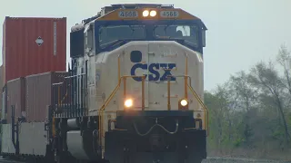 Chasing CSX I151 With CSX 4568 From Dearborn- Toledo