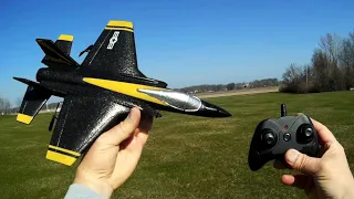 Flybear FX635 Minator Gyro Stabilized RC Airplane Flight Test Review