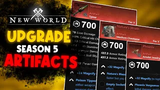 How To Upgrade New World Season 5 Artifacts!