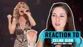 Vocal coach Reacts to Celine Dion - Her Voice Now and Then