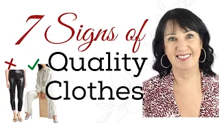 7 Signs of High Quality Clothes | Style Over 50