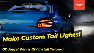 Making your own custom tail lights! GD Angel Wings DIY install! (Part 1 - Disassembly)