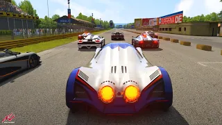 Devel Sixteen (5000hp) vs. Koenigsegg - Monza Full Course (Assetto Carsa)